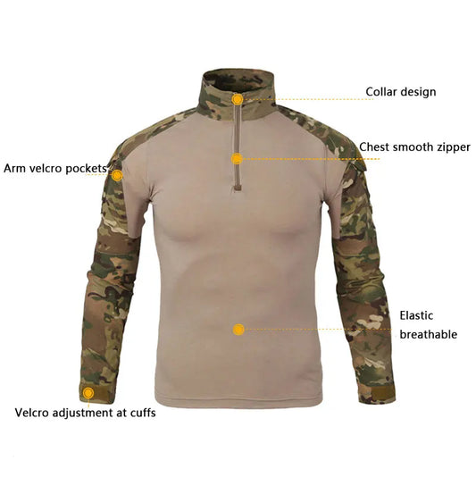 Gaf High Quality Rip-stop G3 Camouflage Tactical Uniform Combat Fog Suit