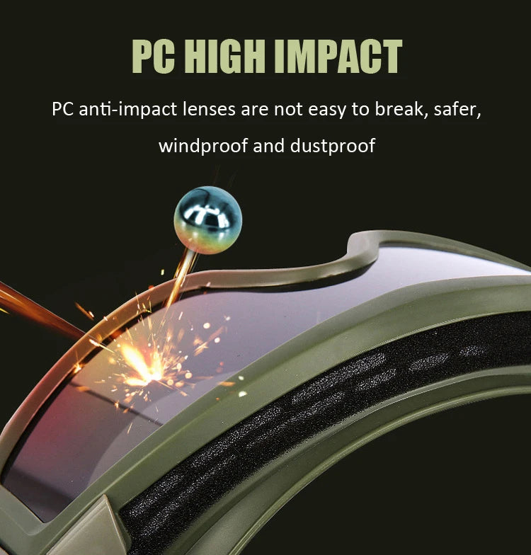 Tactical Ballistic Eyewear – HD Windproof & Dustproof (UM016)