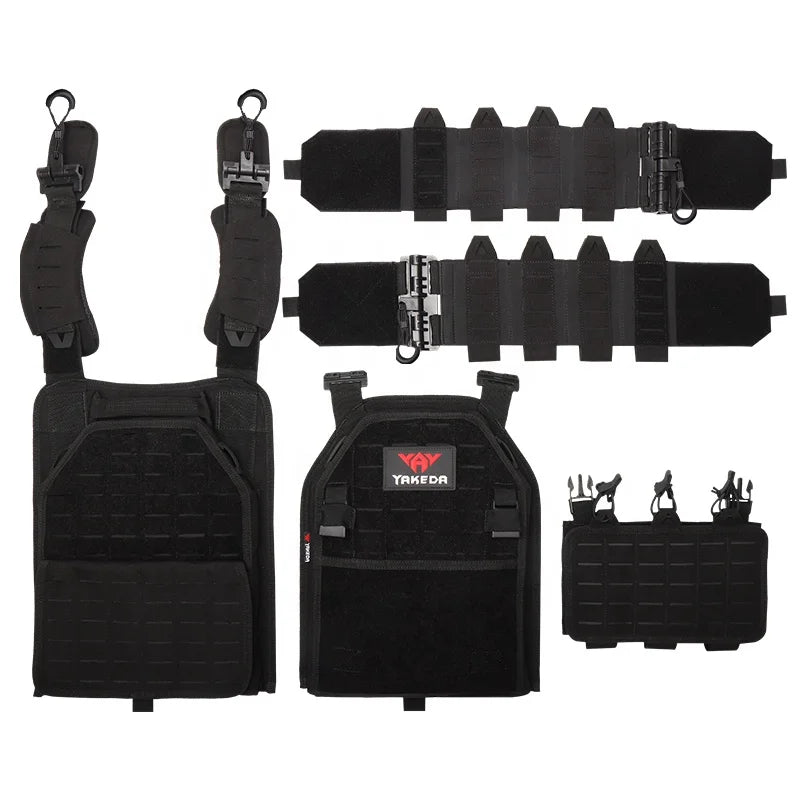 Yakeda Molle Tactical Vest Tactical Kiit Chaleco Tactico Latest Loadout Tactical Vest Plate Carrier 1000D 6094A MC Colete Tatico