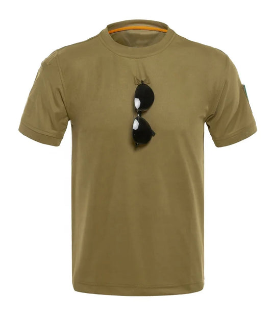 YAKEDA Outdoor Quick Fast Dry Men Training Camiseta Tactico T Shirt Tactical Short Sleeve T-shirt