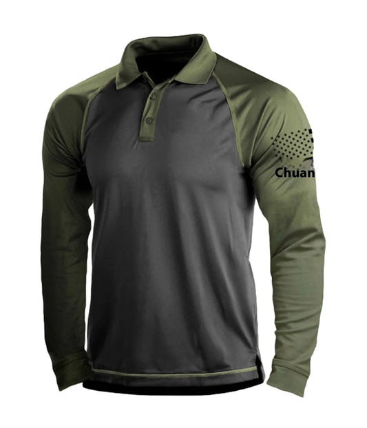 Tactical Long Sleeve T-Shirt – Cotton Casual TX118