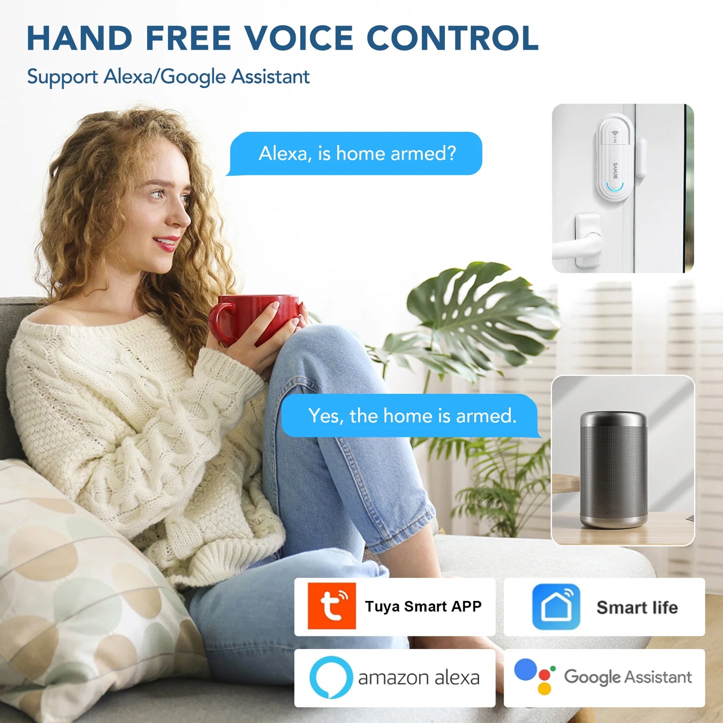 Smart Home Alarmsysteem Deur- & Raamsensor