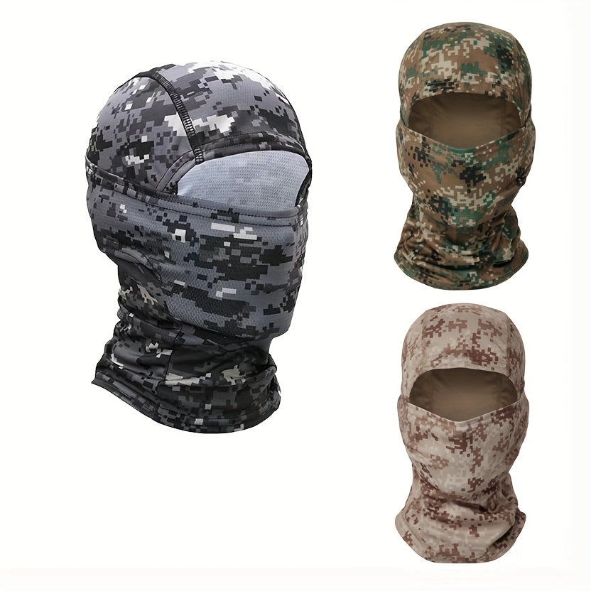 2/3 stuks Camouflage Balaclava Hoofddeksel Set voor Mannen en Vrouwen