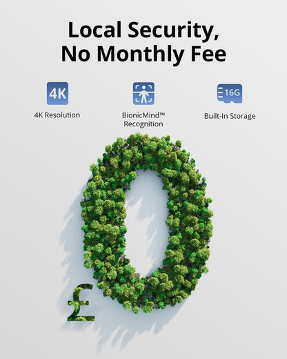 eufy Security S330 Buitencamera's, 2 Pack met HomeBase 3 – Outdoorcam set - 4K Ultra HD-resolutie, geïntegreerd zonnepaneel, compatibel met Apple HomeKit, Alexa en Google Assistant