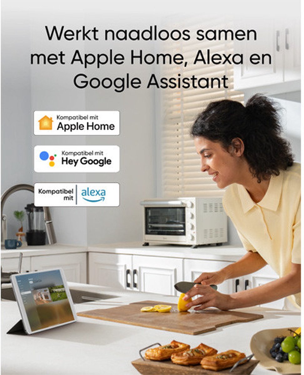 eufy Security S3 Pro Buitencamera, Add-on – Outdoorcam - 4K Ultra HD-resolutie, MaxColor Vision™ technologie, Zonne-energie met SolarPlus™ 2.0, Compatibel met Apple HomeKit, Alexa en Google Assistant