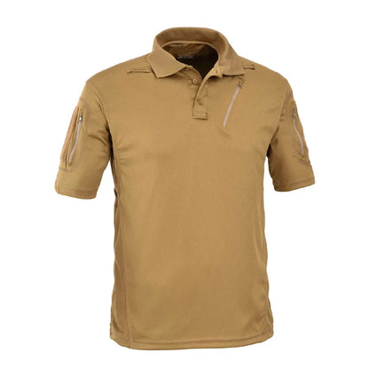 Op maat gemaakte tactische poloshirt voor heren |   Snel drogende performance poloshirt |   Producent van werkkleding voor buiten, korte mouwen