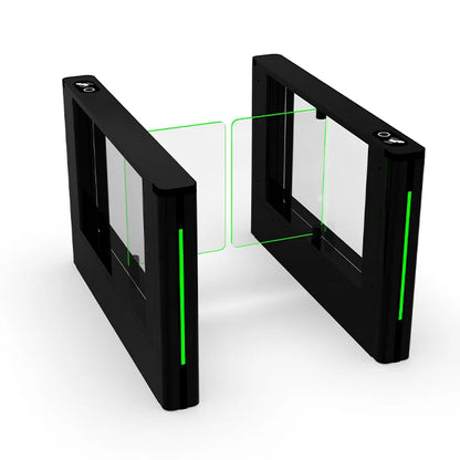 High Performance Black Swing Turnstile Gate Face Recognize Access Control System for Gym Security Entrance Competitive Price