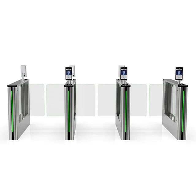 High Performance Black Swing Turnstile Gate Face Recognize Access Control System for Gym Security Entrance Competitive Price