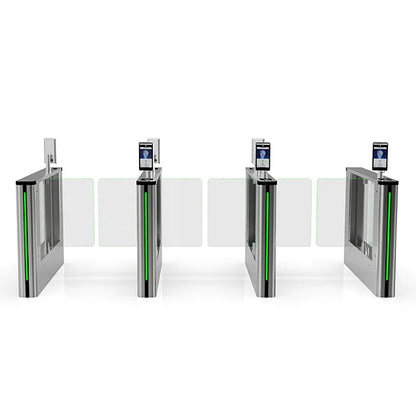 High Performance Black Swing Turnstile Gate Face Recognize Access Control System for Gym Security Entrance Competitive Price