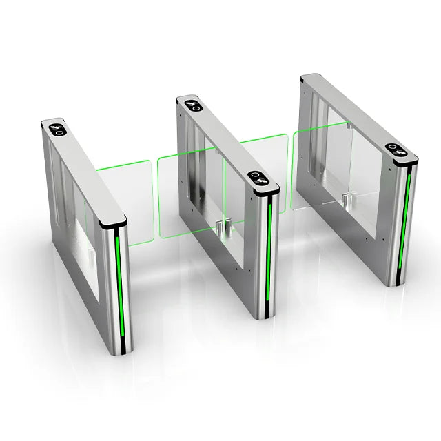 High Performance Black Swing Turnstile Gate Face Recognize Access Control System for Gym Security Entrance Competitive Price
