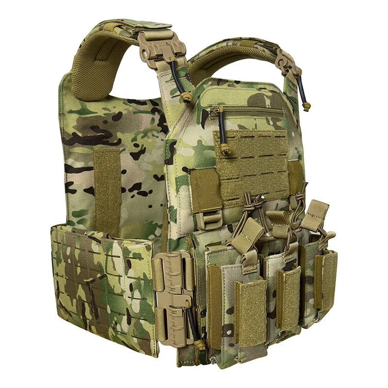 Adjustable Tactical Vest Polyester Combat Gear