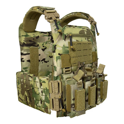 Adjustable Tactical Vest Polyester Combat Gear