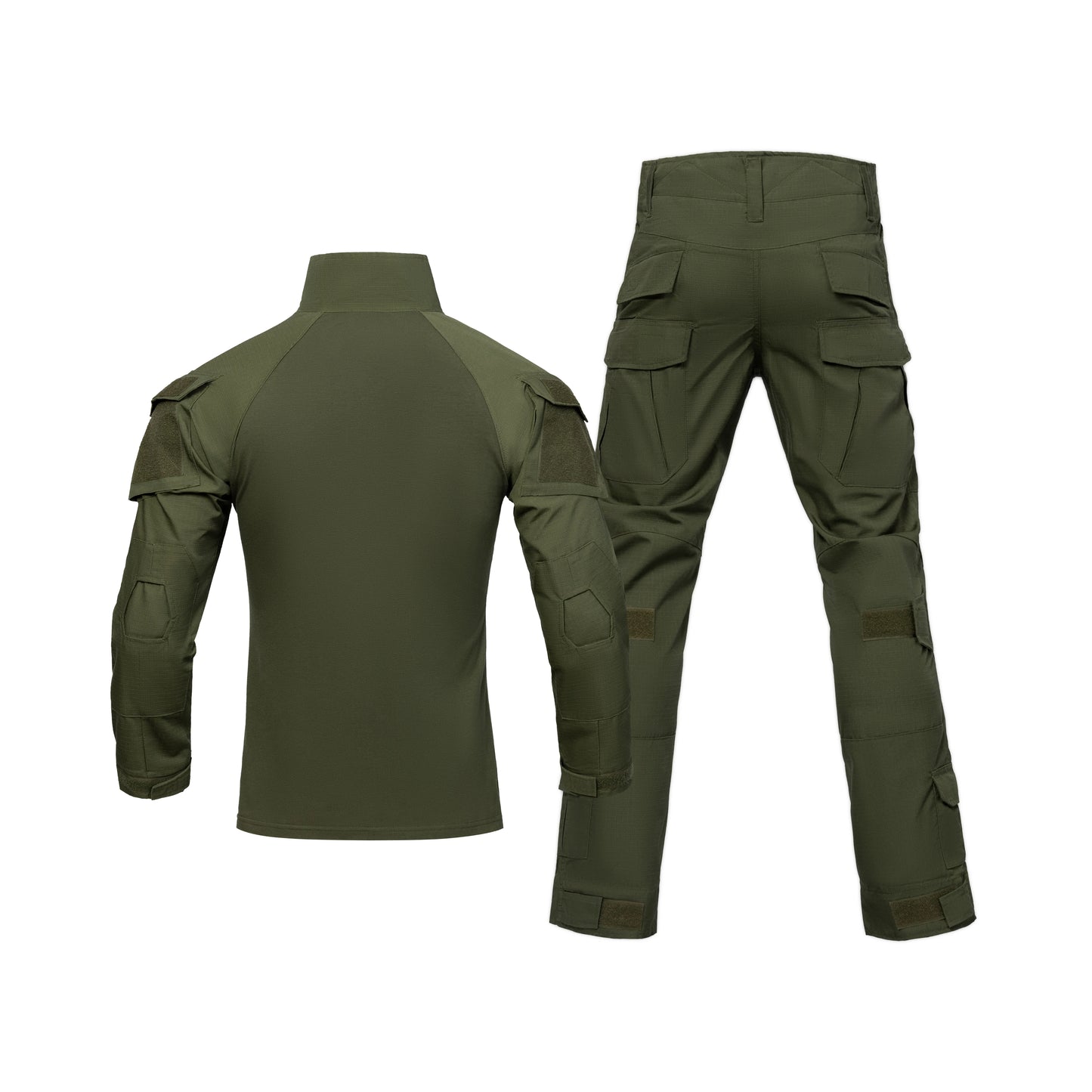 In Stock Tactical Combat Uniform Shirt and Pants with Elbow and Knee Pads Tactical Gear TC6535 Camouflage Colors