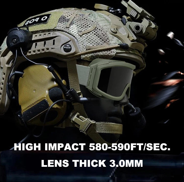 Tactical Ballistic Eyewear – HD Windproof & Dustproof (UM016)