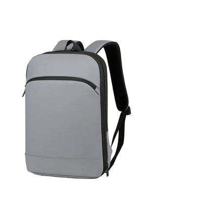 Unisex Classic Student Office Computer Bag Waterproof Nylon Leather Custom Anti Theft Laptop Backpack Zipper Closure Main Oxford