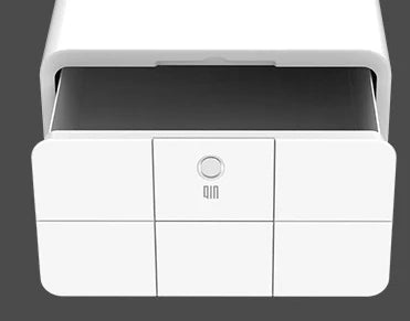 Small Portable Fingerprint Lock Home Drawer Safe Box Biometric Steel Storage Box Valuables Wardrobe Safe Deposit Box