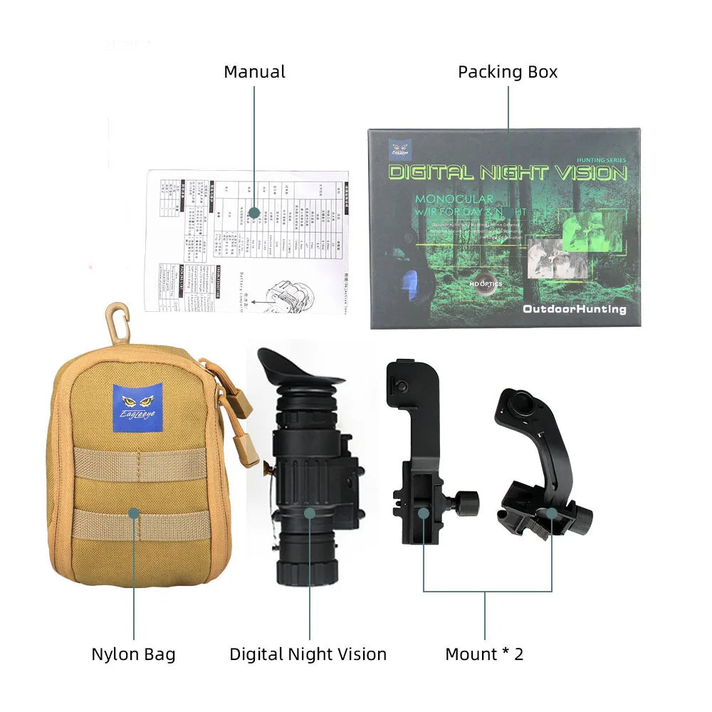 PVS 14 Night Vision Scope Hunting Optic Monocular HK27-0008 Night Vision Goggles