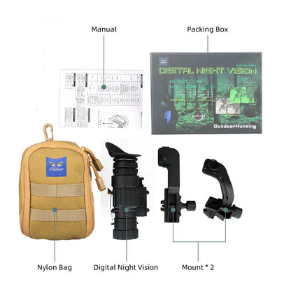 PVS 14 Night Vision Scope Hunting Optic Monocular HK27-0008 Night Vision Goggles