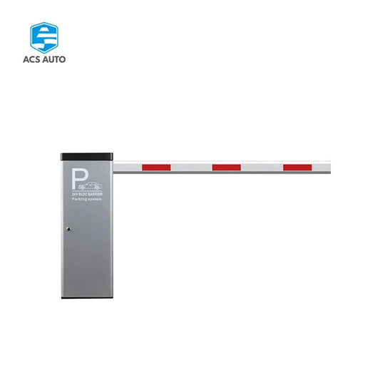 ACS AUTO Modular Boom Gate System - Custom Arm Length (1-6M) & Traffic Light Sync for Smart Cities