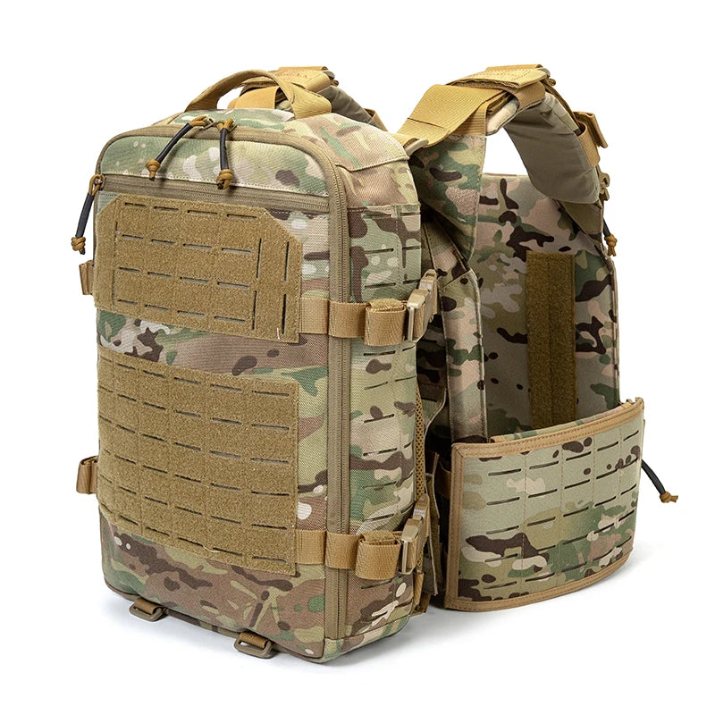 Tactical 1000D Nylon Backpack Insert 12L MOLLE Compatible