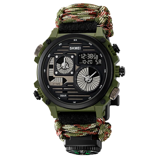 SKMEI 2202 New Durable Hiking Watches Digital for Outdoor Exercise with Compass Strap