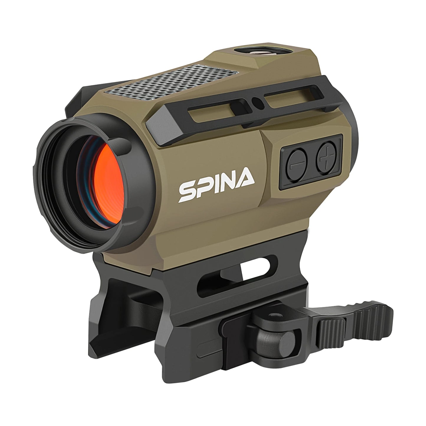 SPINA OPTICS 1x20 Solar Energy Waterproof FDE Red Dot Sight Scope