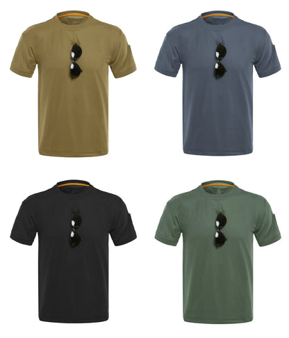 YAKEDA Outdoor Quick Fast Dry Men Training Camiseta Tactico T Shirt Tactical Short Sleeve T-shirt