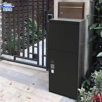 Smart Parcel Delivery Box Letterbox Metal Outdoor Mailboxes Apartment for Residential Houses Free Standing Free