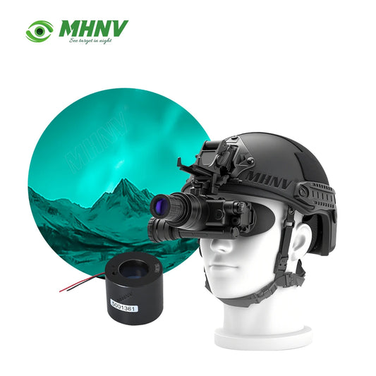 MHNV NNVT Gen 2+ Gen3 1400+ FOM White Green Phosphor Manual Gain 18mm Image Intensifier Tube Night Vision Goggles NVG PVS-7