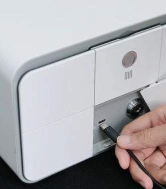 Small Portable Fingerprint Lock Home Drawer Safe Box Biometric Steel Storage Box Valuables Wardrobe Safe Deposit Box