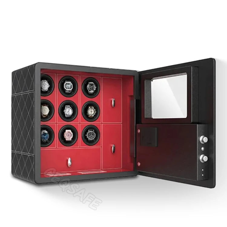 CEQSAFE Luxury 6 Automatic Watches Japan Box Safety Jewelry Parts Watch Winder Safe