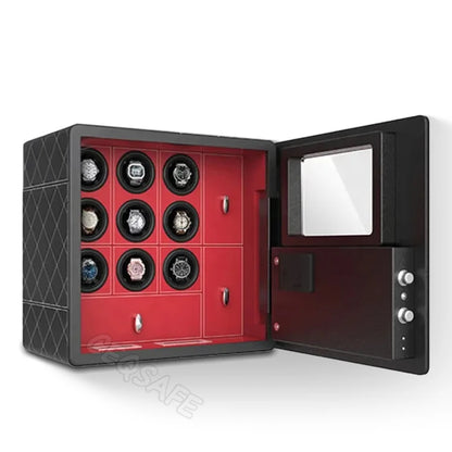 CEQSAFE Luxury 6 Automatic Watches Japan Box Safety Jewelry Parts Watch Winder Safe