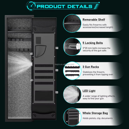 High Security Steel Safe with Fingerprint Lock