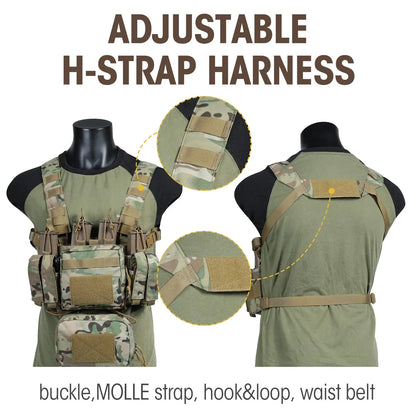 Camo Tactical Chest Rig Vest