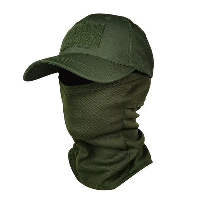 Tactical Camouflage Cap & Neck Gaiter Waterproof set