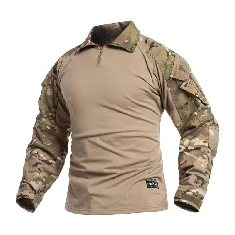 Ptg Heren Tactisch Gevechtsshirt Crye Precisie Stijl T-Shirt Voor Tactisch