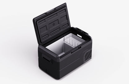 Safebond Portable 30L Compressor Car Refrigerator 12V 24V Small Freezer with Armrest Safe Cold Storage for Cars