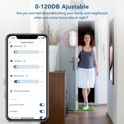 Smart Home Alarmsysteem Deur- & Raamsensor