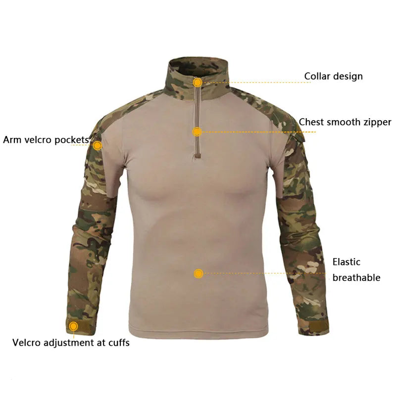 Gaf High Quality Rip-stop G3 Camouflage Tactical Uniform Combat Fog Suit