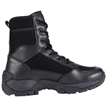 Hot Selling Men's Tactical Combat Boots Lightweight Breathable Mesh Design for Summer Hunting Ankle Height with Rubber Outsole