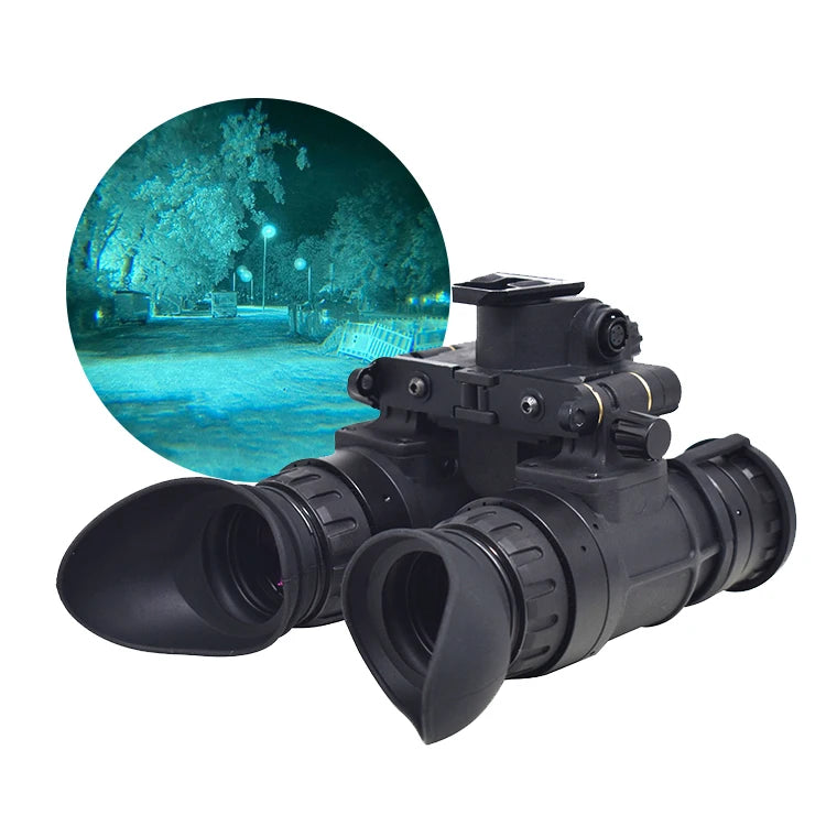 LinduNV Tactical Hunting Multi-Purpose PVS31 Complete Unit FOM1400+ Gen2+ P45 White Phosphor Tubes NVG Night Vision Goggles