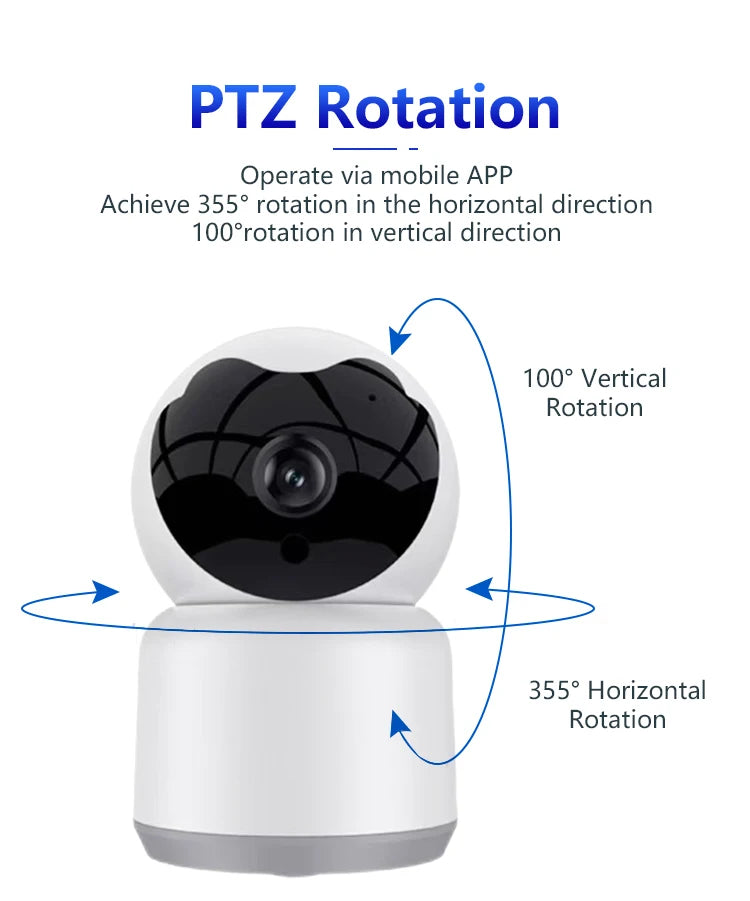 Mini WiFi Camera 1080p Tuya Smart Indoor PTZ