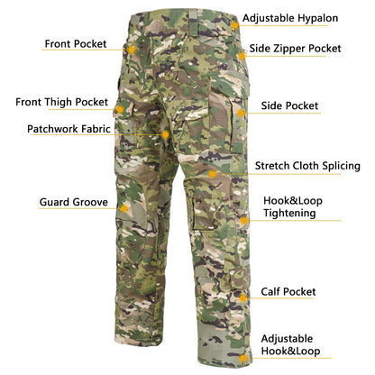 Factory Wholesale Camouflage Tactical Clothing Shirt Pants Frog Suit Tactical Clothes Uniform Pantalon Tactico