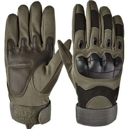 GAF Wholesale Green Anti-cut Hunting Outdoor Sport Training Full Finger Tactical Gloves