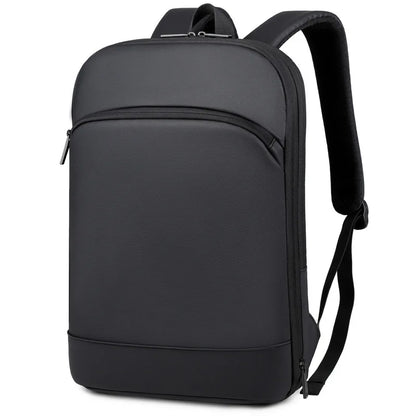 Unisex Classic Student Office Computer Bag Waterproof Nylon Leather Custom Anti Theft Laptop Backpack Zipper Closure Main Oxford