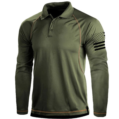 Tactical Long Sleeve T-Shirt – Cotton Casual TX118