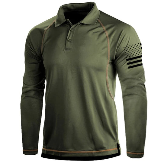 Tactical Long Sleeve T-Shirt – Cotton Casual TX118