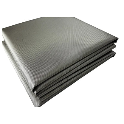 Copper Faraday Fabric RFID Blocking EMF 5G Signal Wifi Blocker Electromagnetic Radiation Protection Rib Style Metallic for