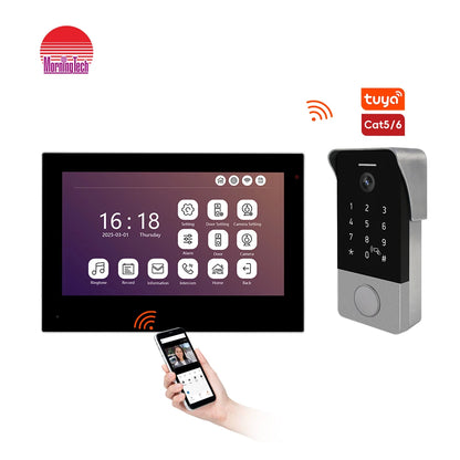 Video-Deurbel Intercom met 2 Ways Spreekfunctie