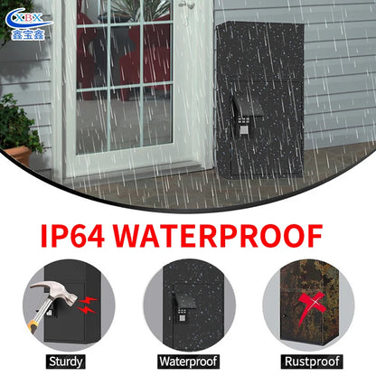 Smart Parcel Delivery Box Letterbox Metal Outdoor Mailboxes Apartment for Residential Houses Free Standing Free